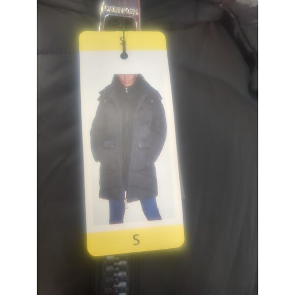Calvin Klein Long Woman Jacket Size S Hat Remover - Picture 2 of 9